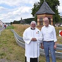 Einweihung des Bildstocks in Niedertiefenbach