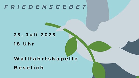 Friedensgebet an der Kapelle Beselich